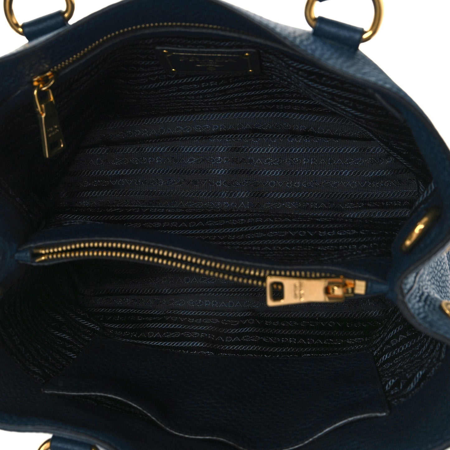 Vitello Daino Top Handle Bag Baltico