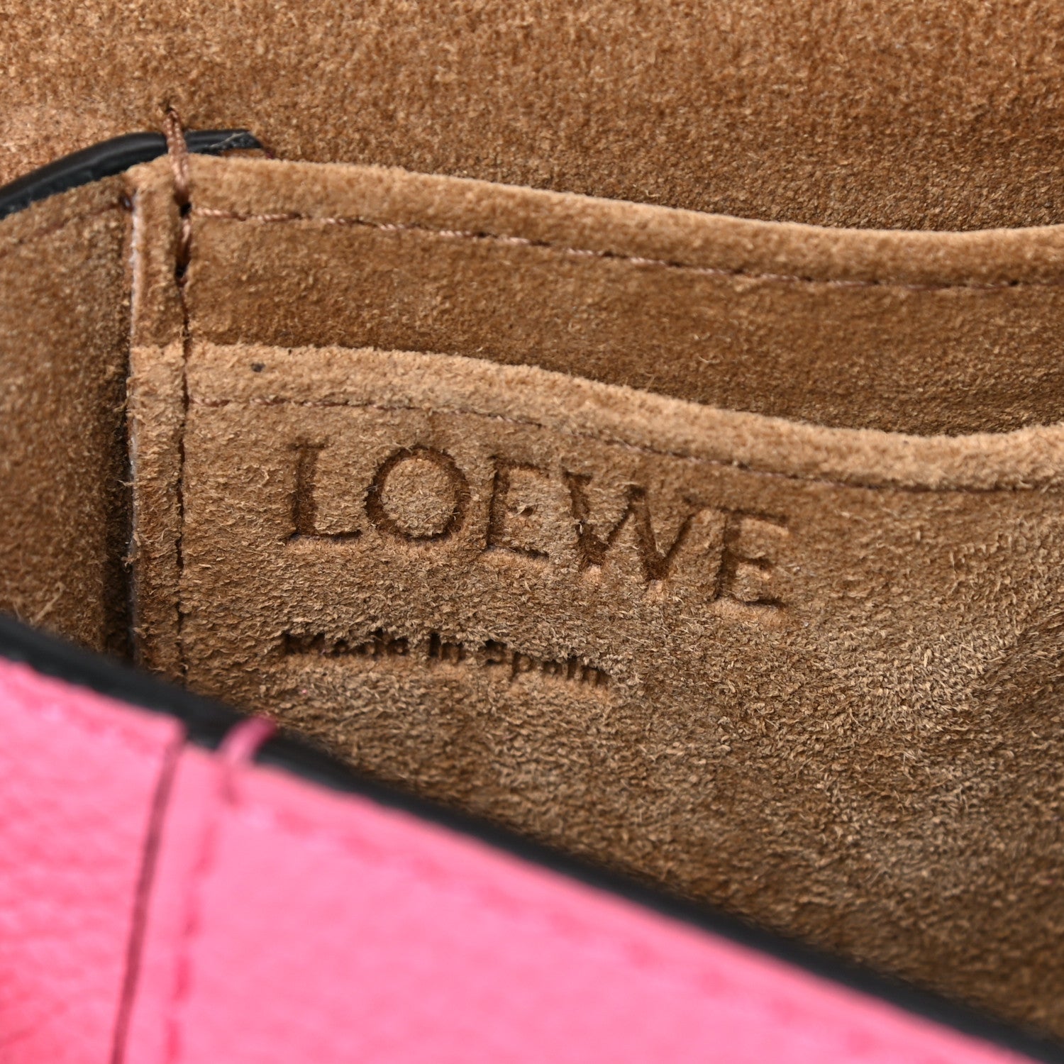 Loewe Grained Calfskin Mini Gate Crossbody Bag Wild Rose 6 of 7