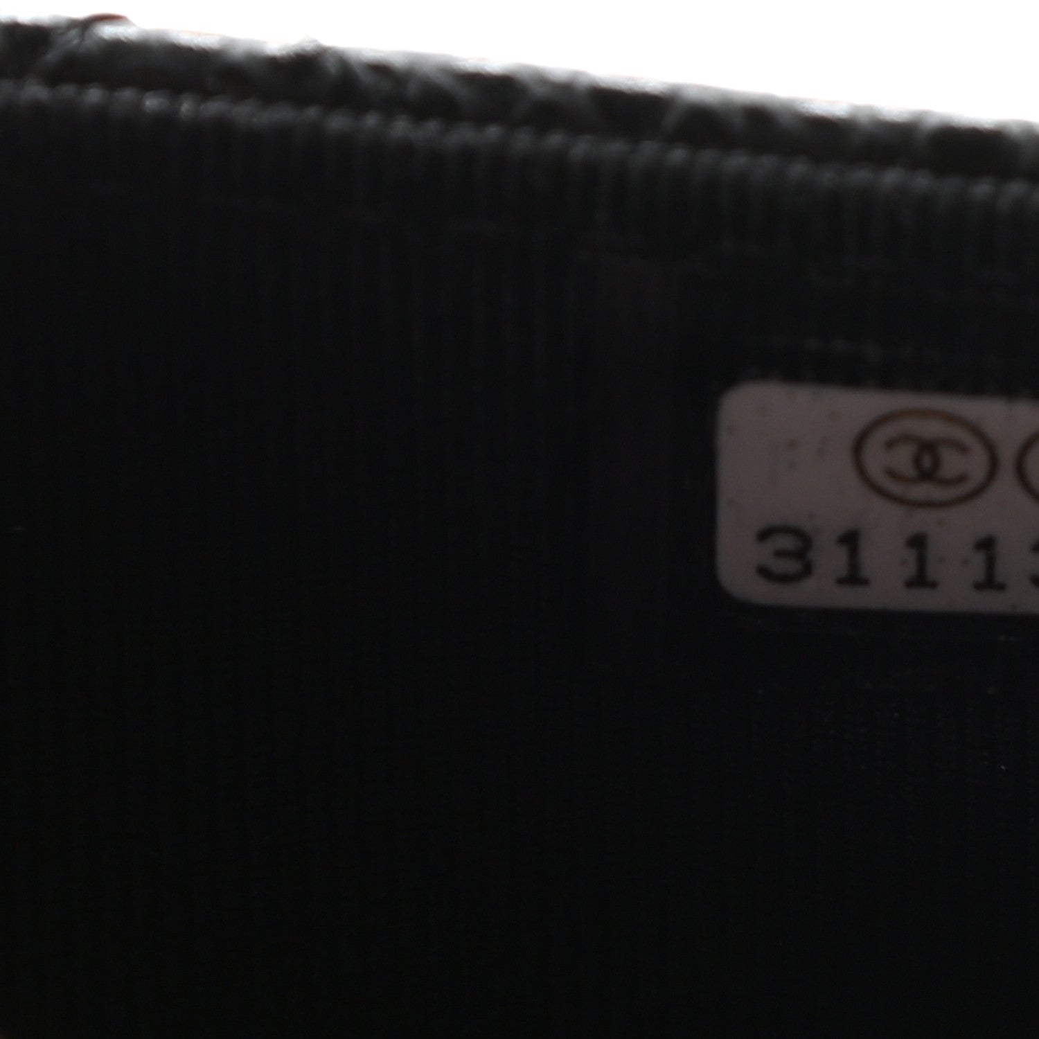 Chanel Caviar Quilted Flap Card Holder Wallet Black 7 of 7