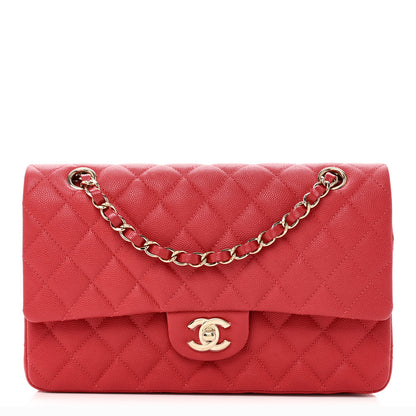 Chanel Caviar Quilted Medium Double Flap Red 1 of 11