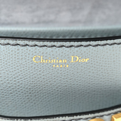 Christian Dior Grained Calfskin Mini J'Adior Chain Flap Bag Sky Blue 6 of 10
