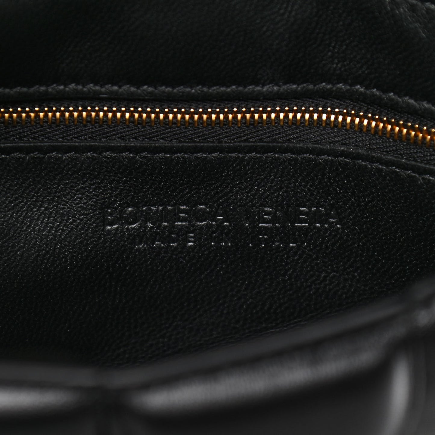 Nappa Maxi Intreccio Padded Cassette Crossbody Bag Black