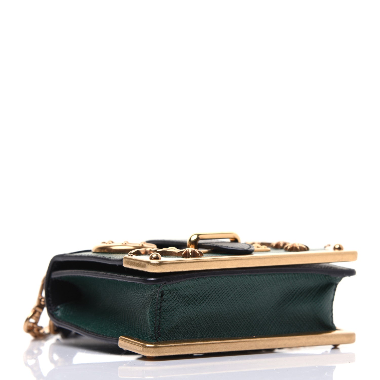 Prada Saffiano Astrology Mini Cahier Bag Black 4 of 13