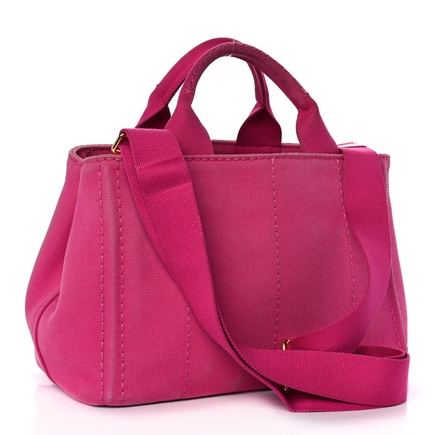 Canapa Small Logo Tote Fuxia