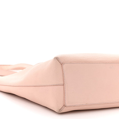 Burberry Grainy Calfskin Remington Tote Pale Ash Rose 9 of 15