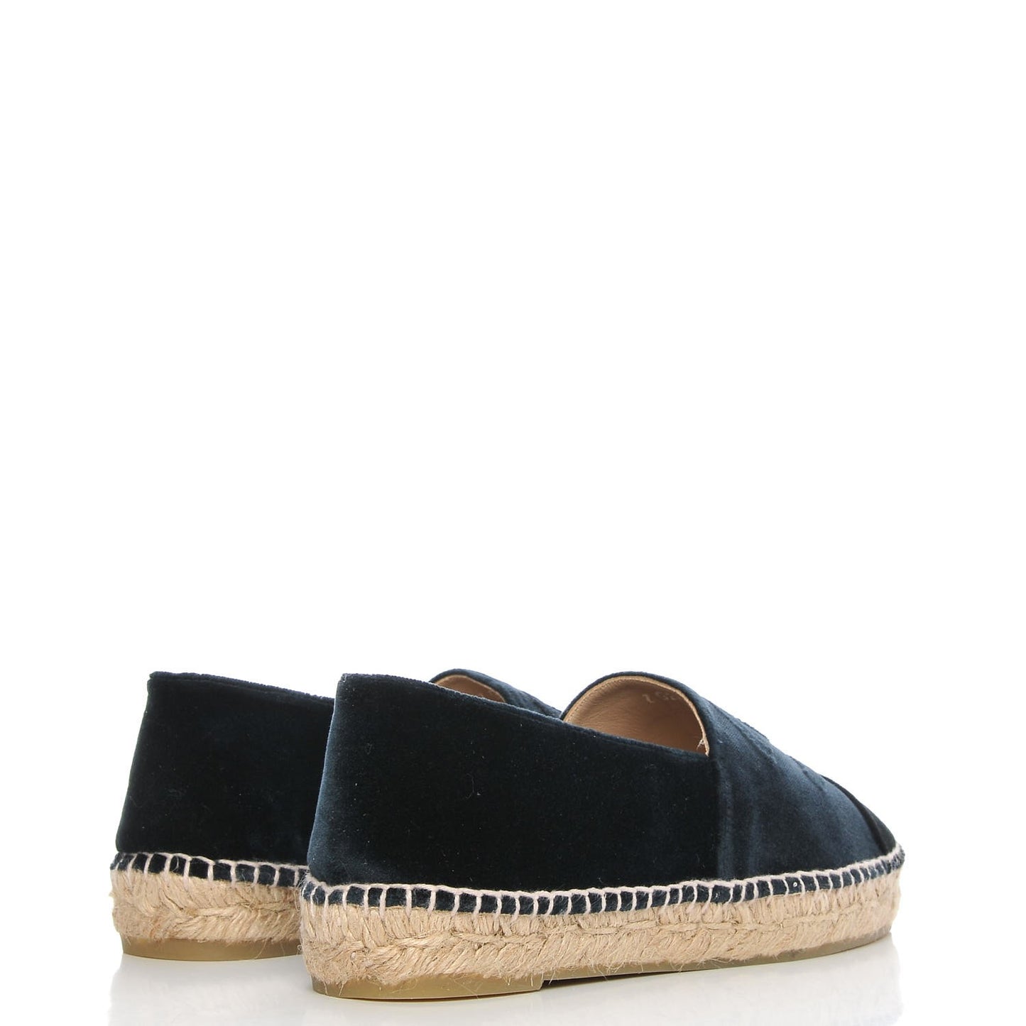 Velvet CC Espadrilles 39 Dark Navy Black
