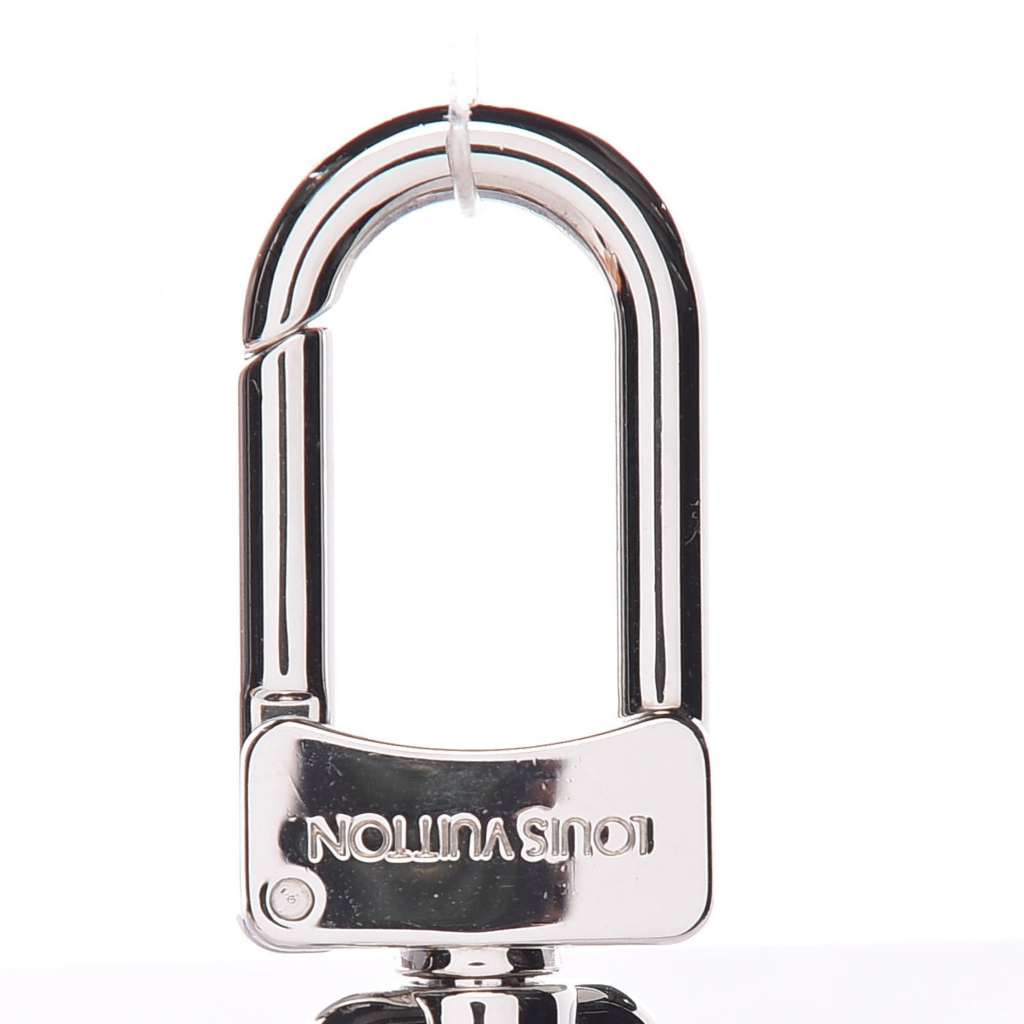 LV Initials Key Holder Silver