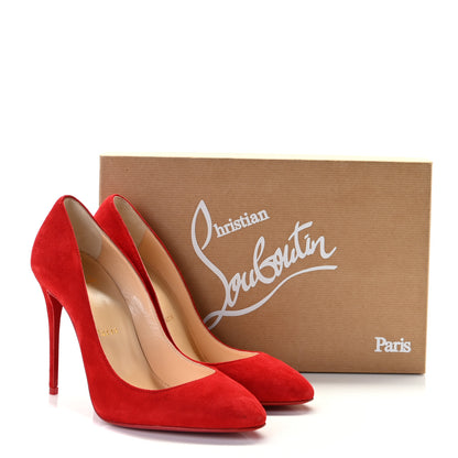 Christian Louboutin Veau Velours Eloise 100 Pumps 36 Loubi 10 of 10