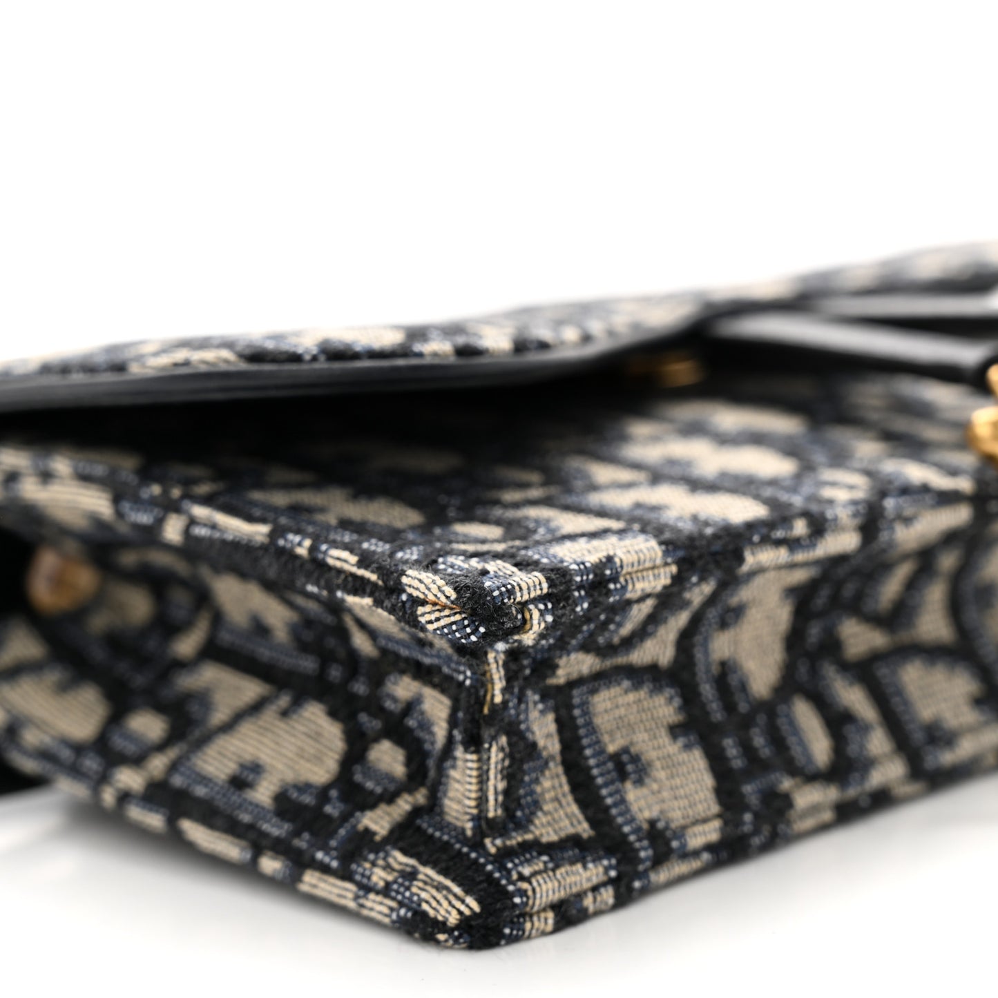 Oblique Saddle Belt Bag Blue