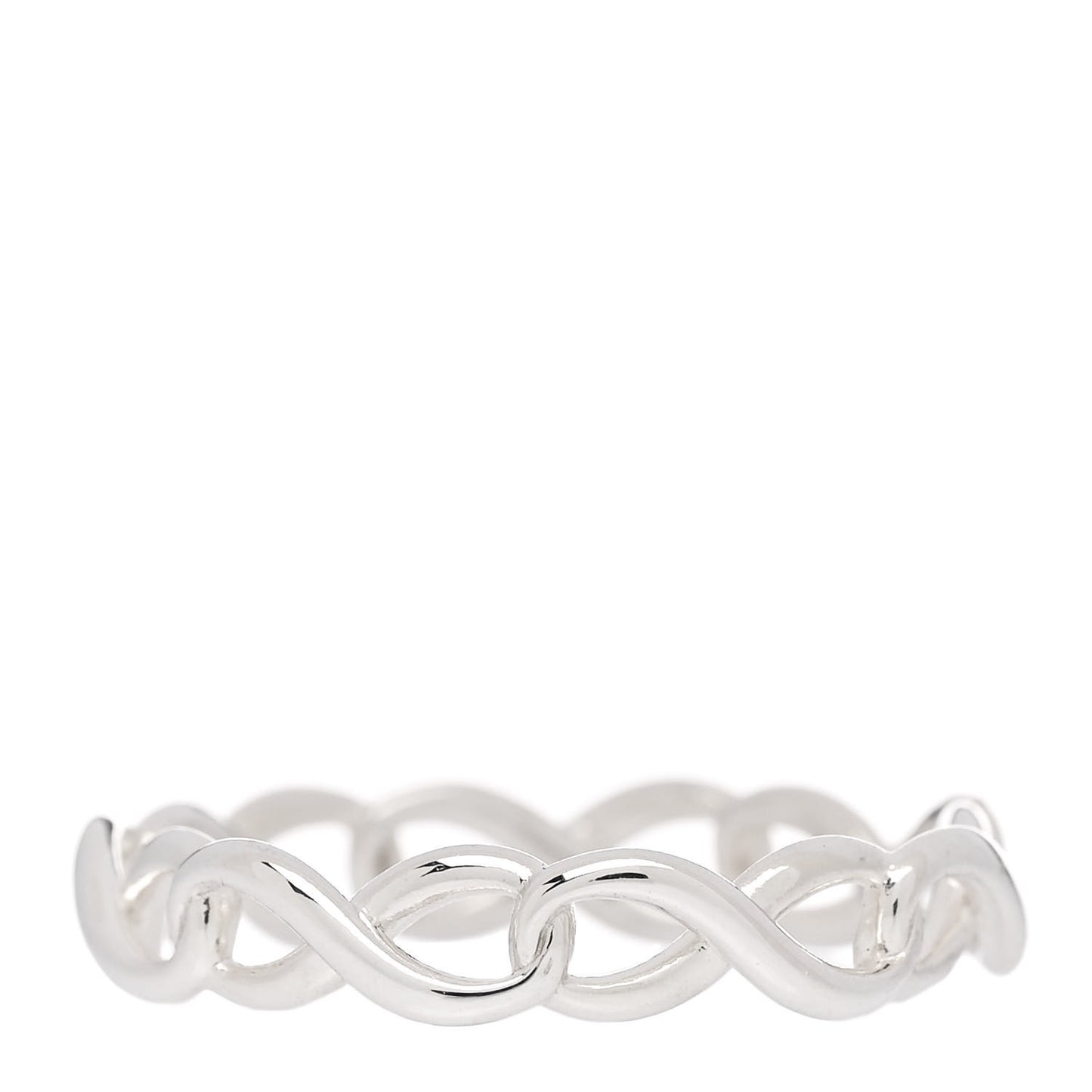 Sterling Silver Narrow Infinity Band Ring 53 6.5