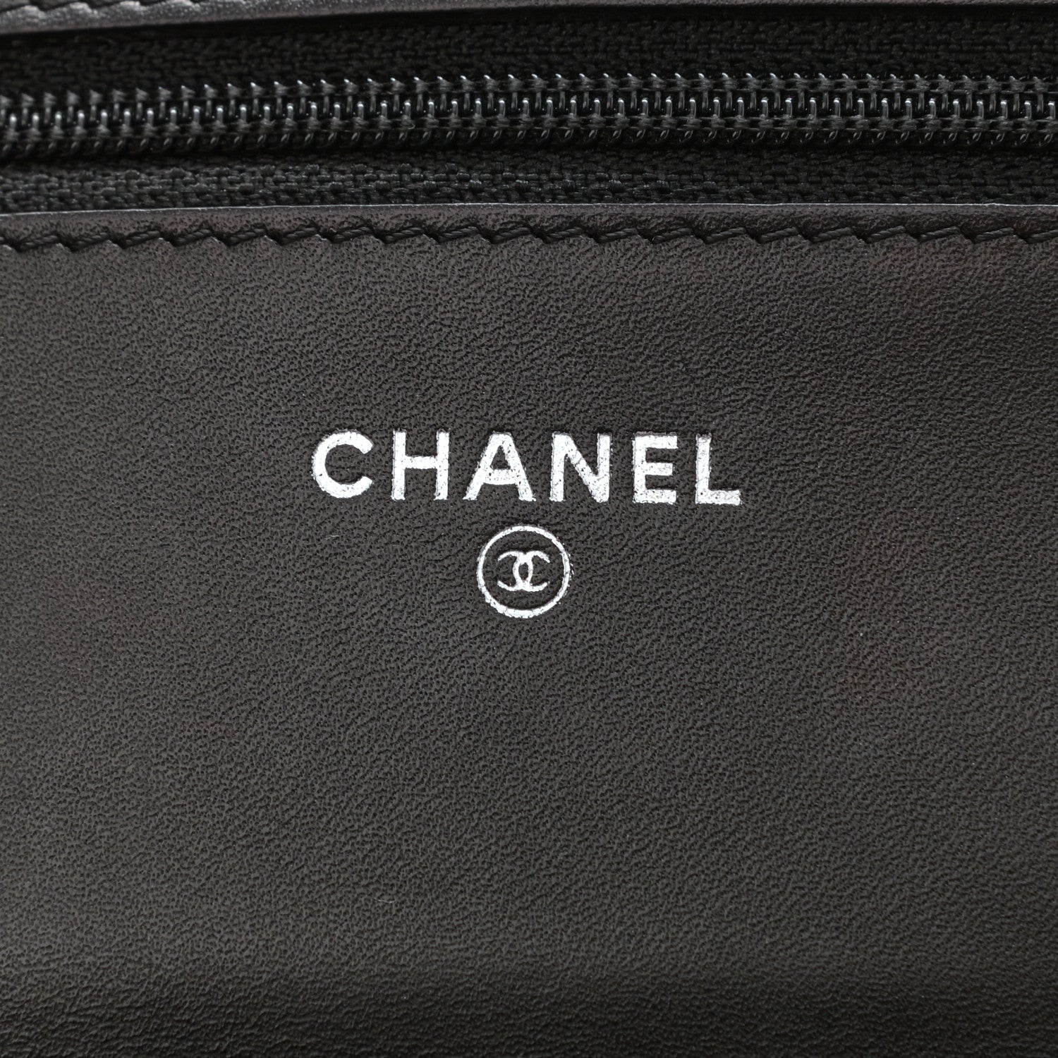 Chanel Calfskin Quilted Cambon Wallet On Chain WOC Black 6 of 14