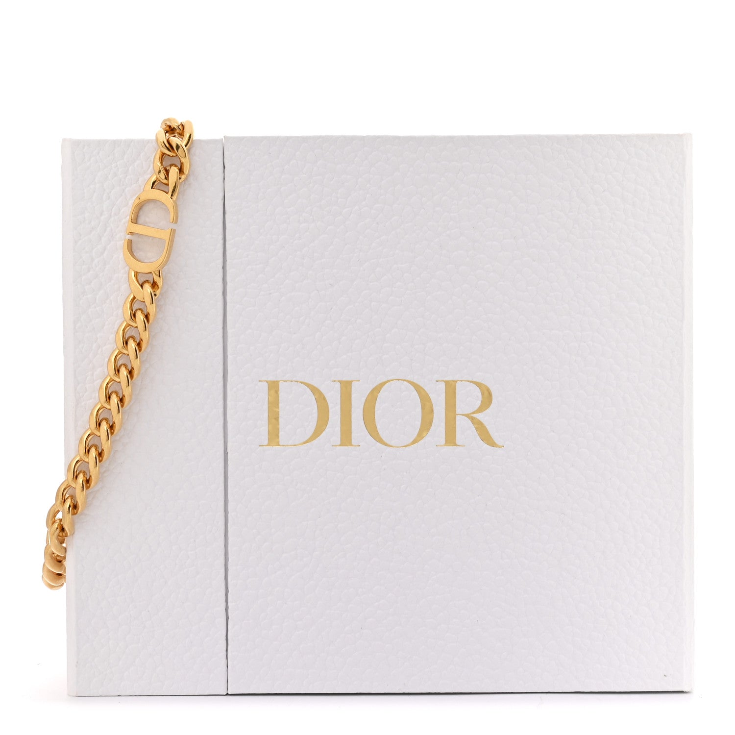 Christian Dior Metal 30 Montaigne Necklace Gold 1802151 – FASHIONPHILE