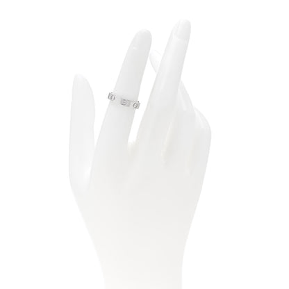 Cartier 18K White Gold 3.5mm LOVE Wedding Band Ring 50 5.25 2 of 5