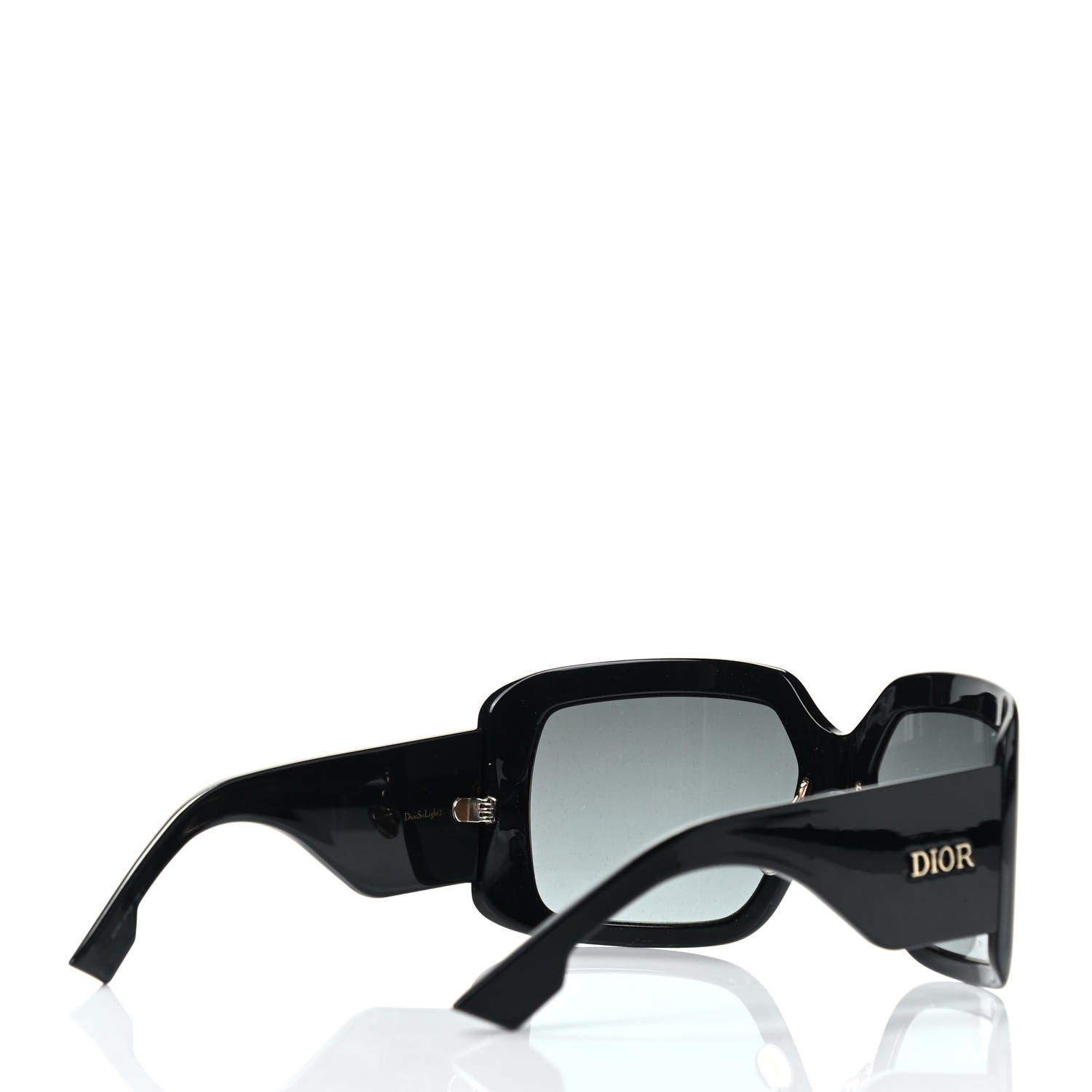 Christian Dior Acetate DiorSo Light 2 Shield Sunglasses Black 3 of 6