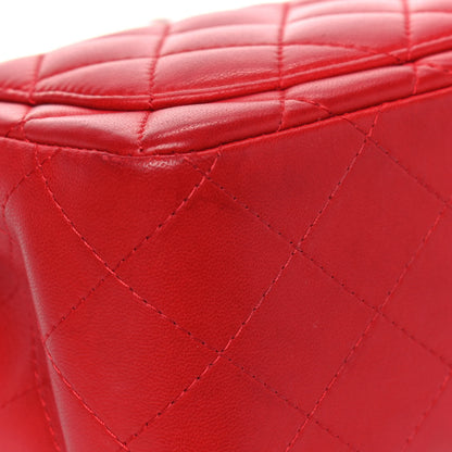 Chanel Lambskin Quilted Mini Square Flap Red 7 of 7