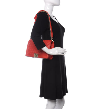 Chanel Lambskin Quilted New Medium Boy Flap Red 2 of 10