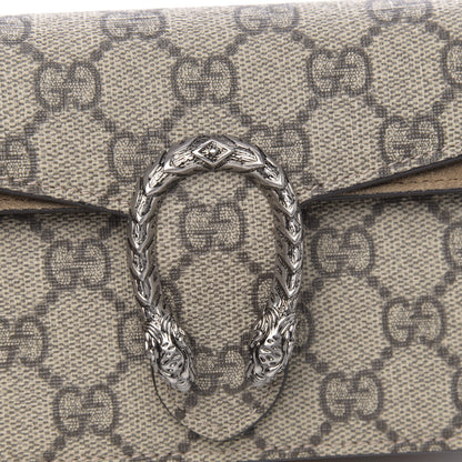 Gucci GG Supreme Monogram Super Mini Dionysus Shoulder Bag Taupe 9 of 11