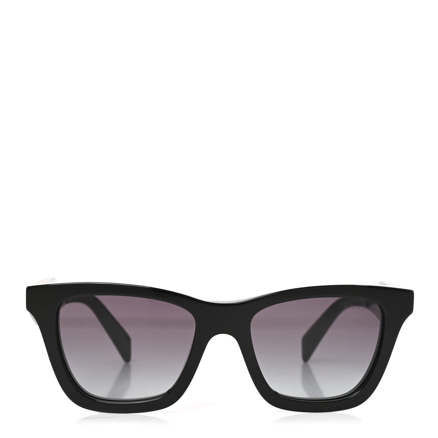 Prada Acetate Square Sunglasses SPR C07 Black 2 of 7