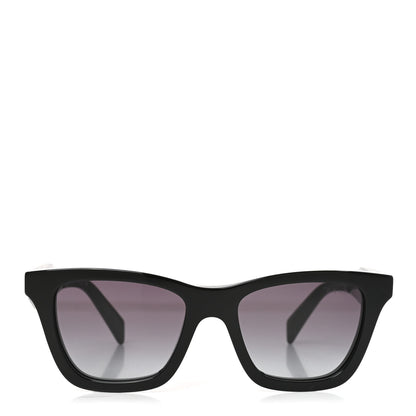 Prada Acetate Square Sunglasses SPR C07 Black 2 of 7