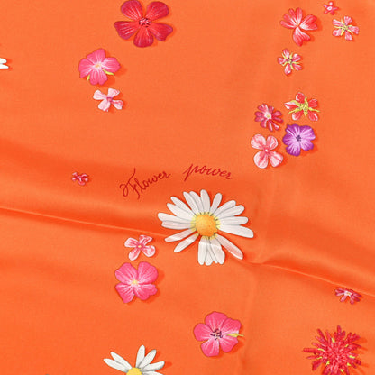 Hermes Silk Flower Power Scarf 90 5 of 6