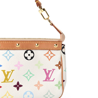 Louis Vuitton Monogram Multicolor Pochette Accessories White 11 of 11