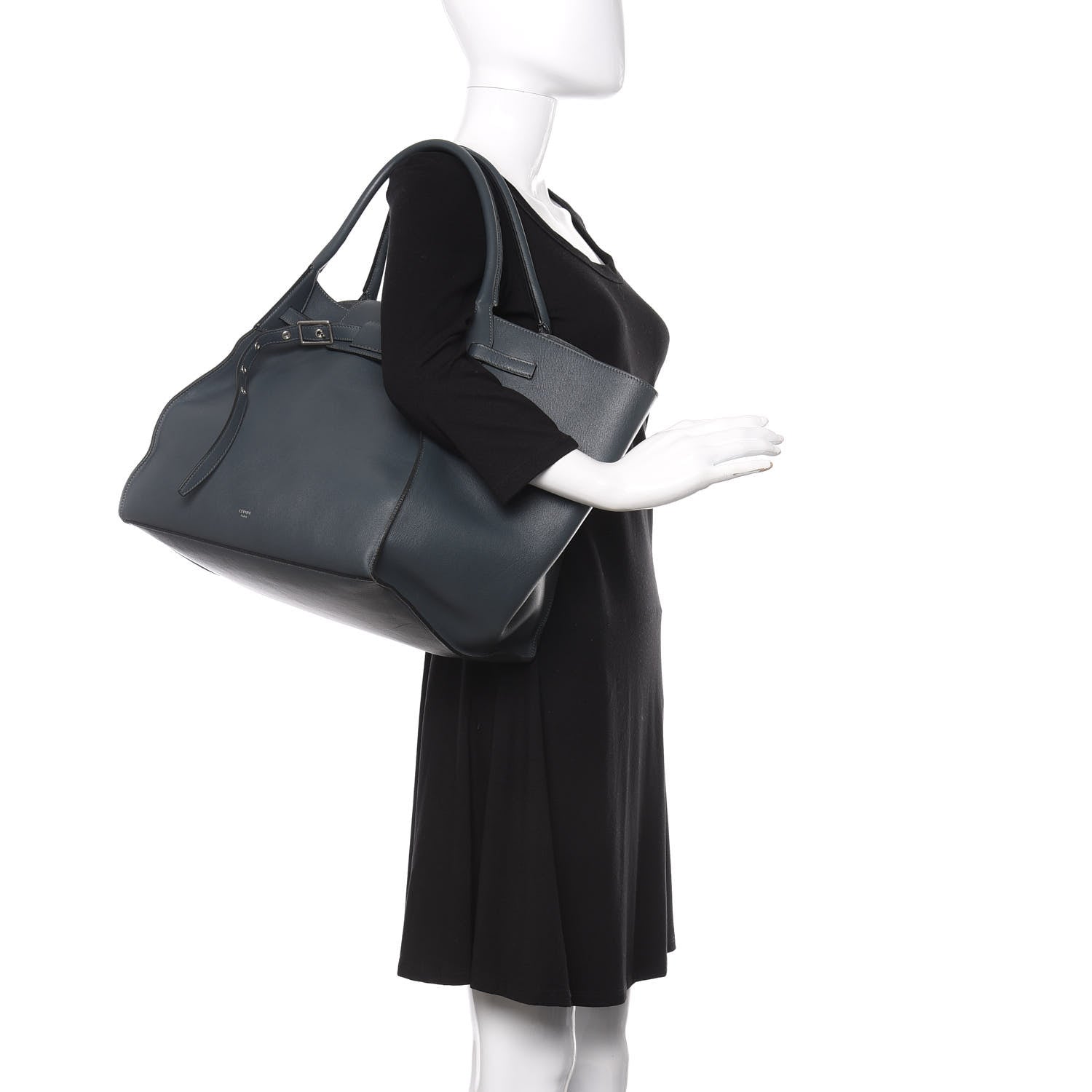Celine Smooth Calfskin Medium Big Bag Slate Blue 2 of 11
