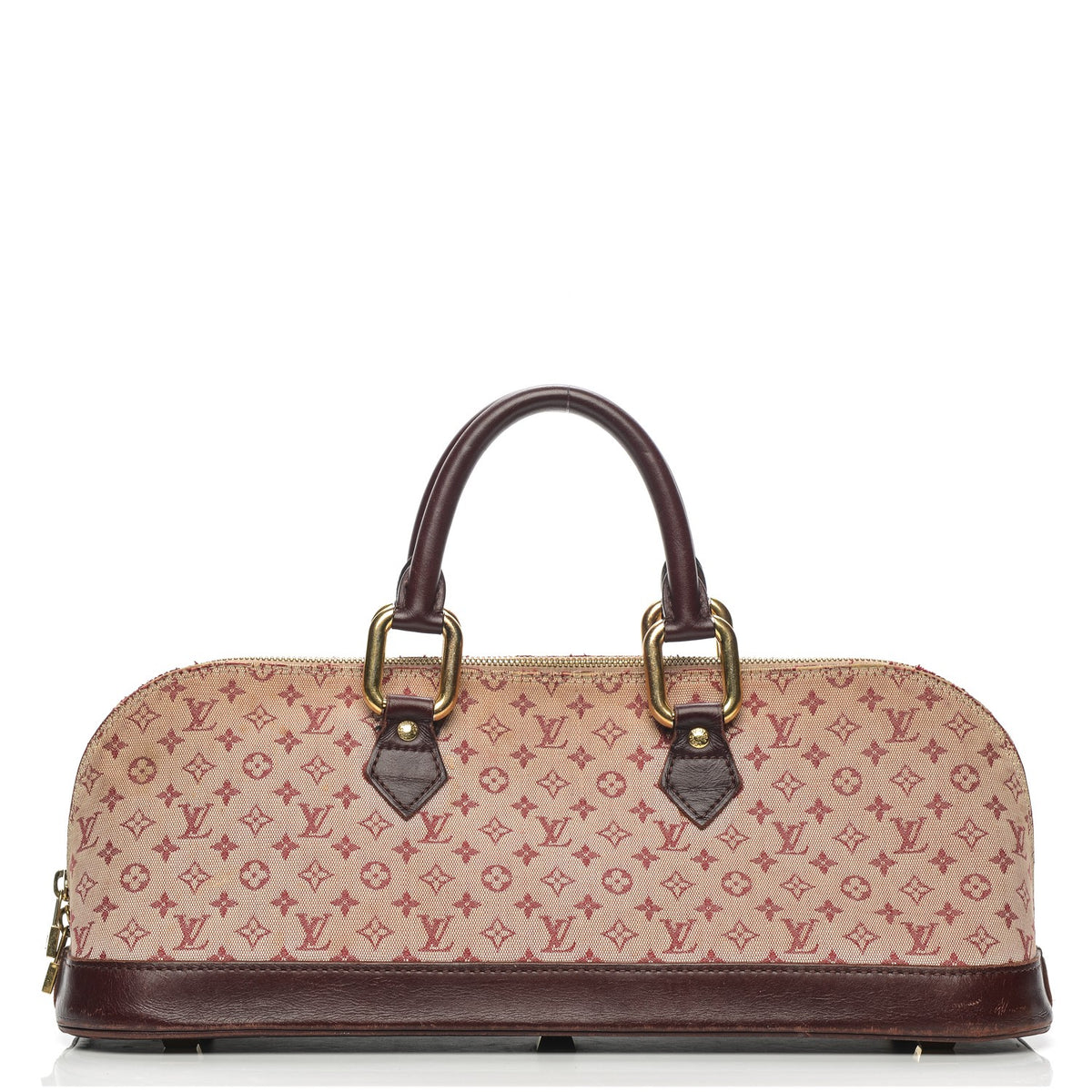 Mini Monogram Alma Long Cherry