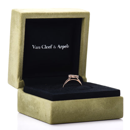 Van Cleef & Arpels 18K Rose Gold Sweet Alhambra Ring 49 4.75 6 of 6