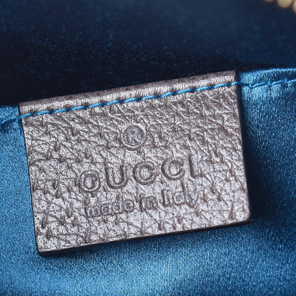 Gucci GG Supreme Monogram Textured Dollar Calfskin Web Small Ophidia Dome Shoulder Bag Beige Ebony New Acero 6 of 14