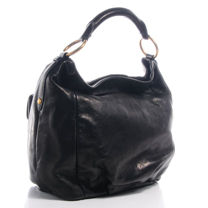 Prada Cervo Shine Hobo Nero Black 3 of 9