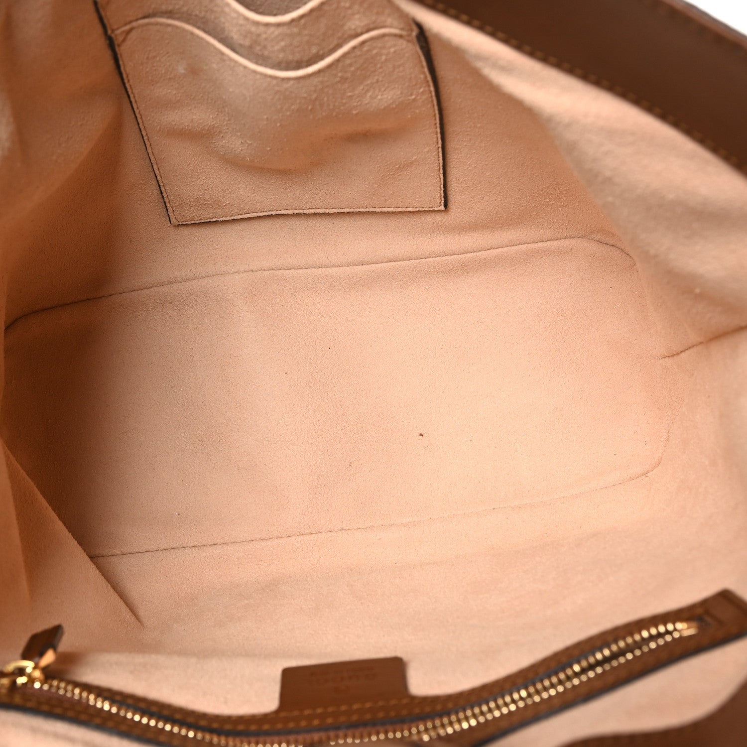 Gucci Soft GG Supreme Monogram Small Crossbody Tote Beige Cuir 5 of 10
