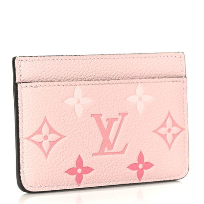 Louis Vuitton Empreinte Monogram Giant By The Pool Card Holder Bouton De Rose 3 of 7