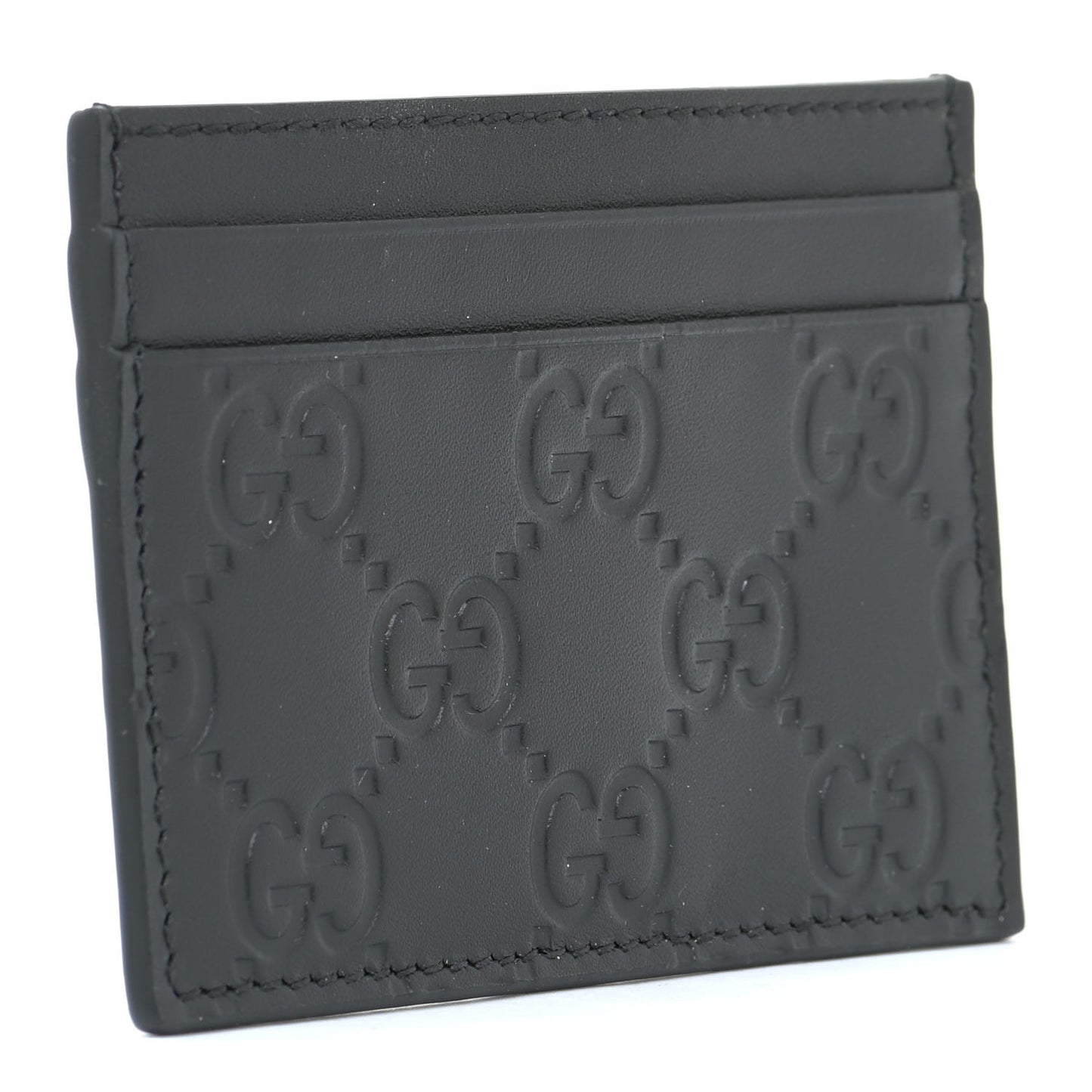 Guccissima Card Holder Black
