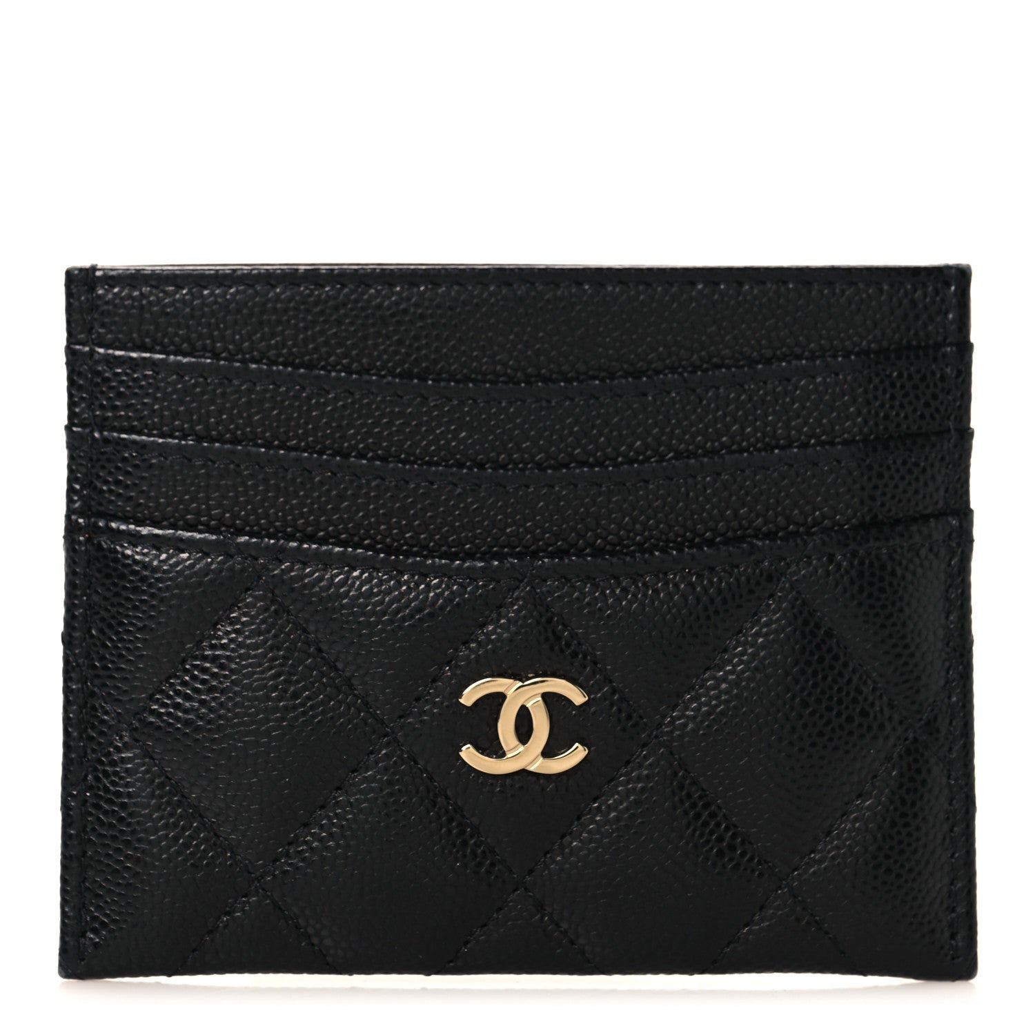 Chanel Caviar Quilted Multi Card Holder Black 1 of 9