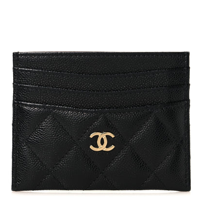 Chanel Caviar Quilted Multi Card Holder Black 1 of 9