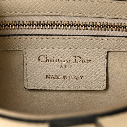 Christian Dior Grained Calfskin Saddle Bag White 6 of 10
