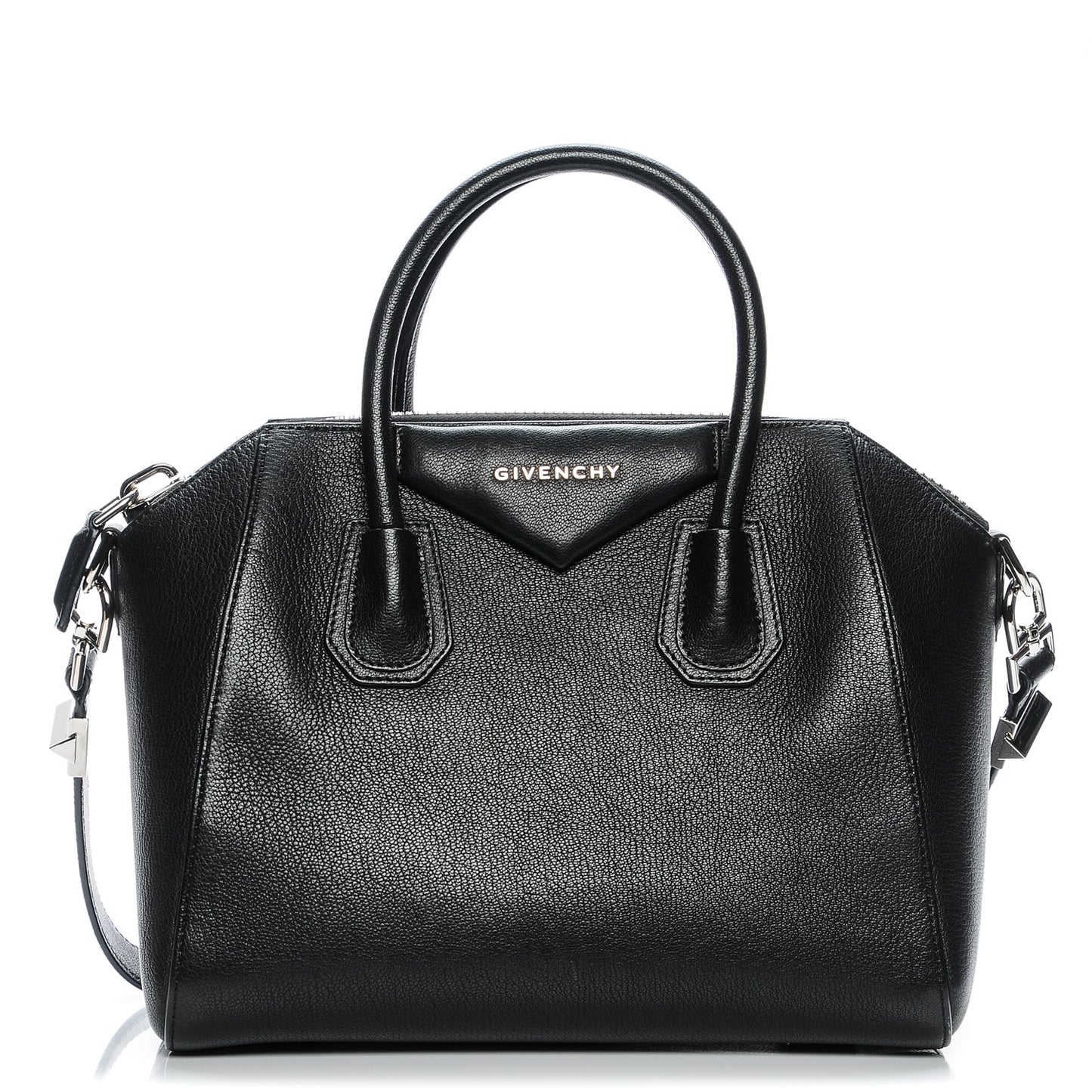 Sugar Goatskin Small Antigona Black