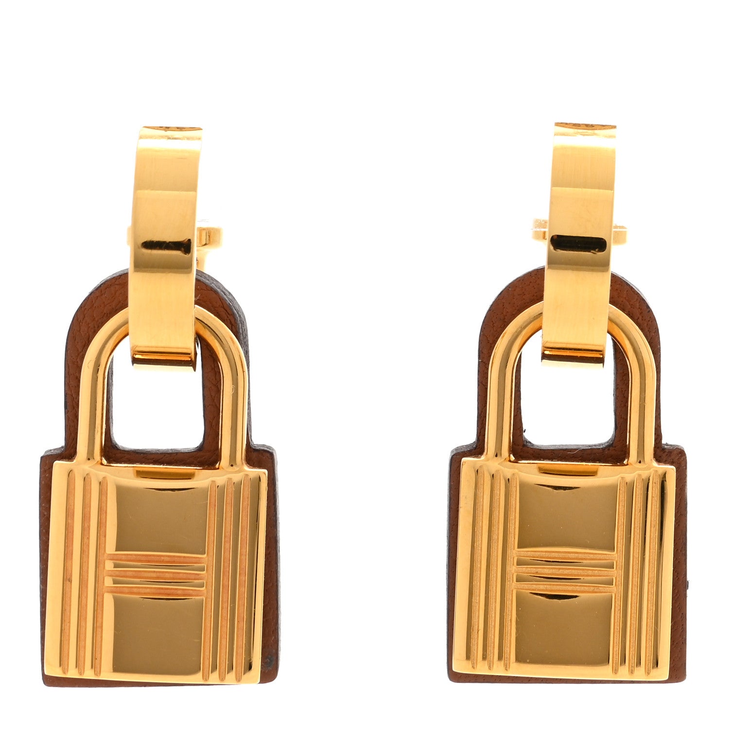Hermes Swift O'Kelly Earrings Gold 1 of 4