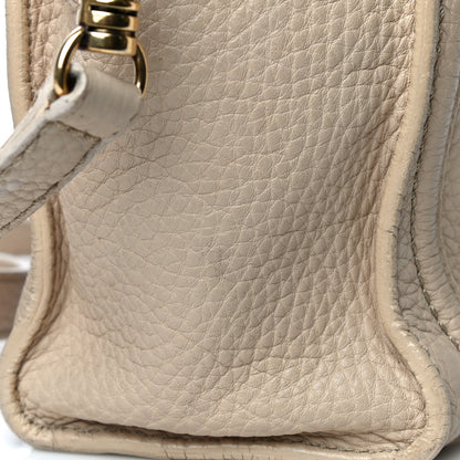 Celine Pebbled Calfskin Nano Luggage Dune 15 of 24