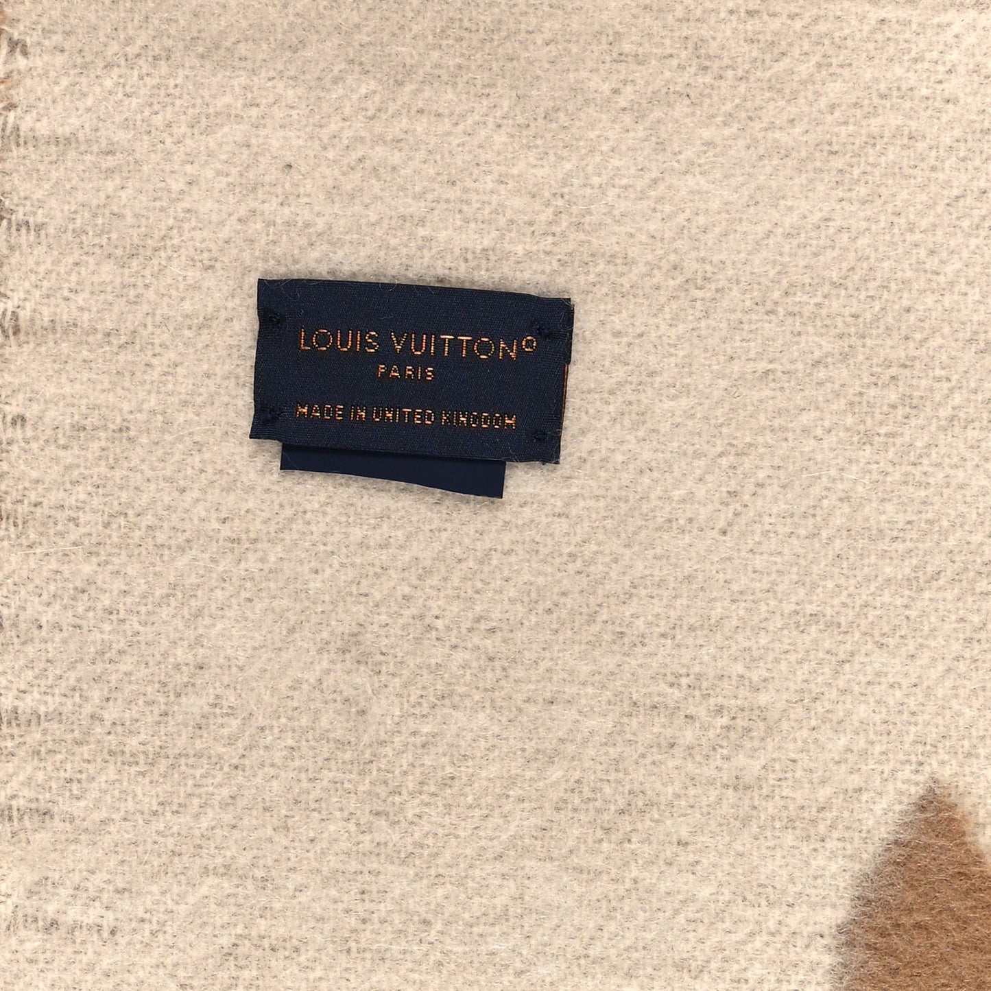 Cashmere Monogram Reykjavik Scarf Sable