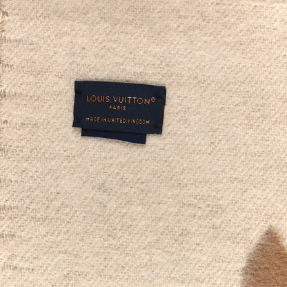 Louis Vuitton Cashmere Monogram Reykjavik Scarf Sable 3 of 3