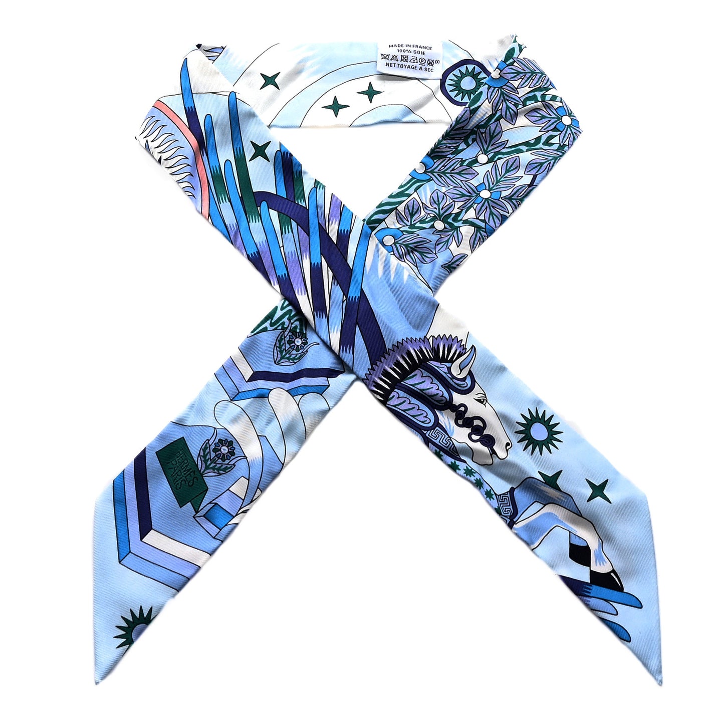Silk La Source de Pegase Twilly Ciel Bleu Royal White