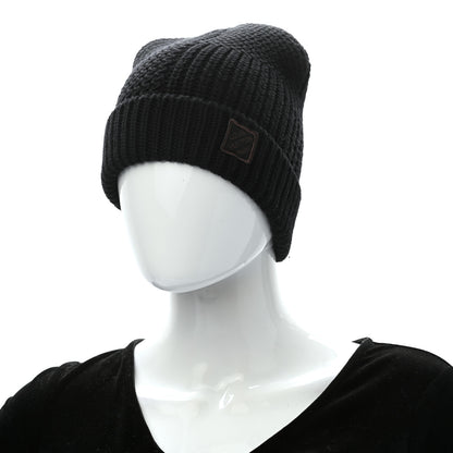 Louis Vuitton Wool Beanie Hat Black 2 of 4