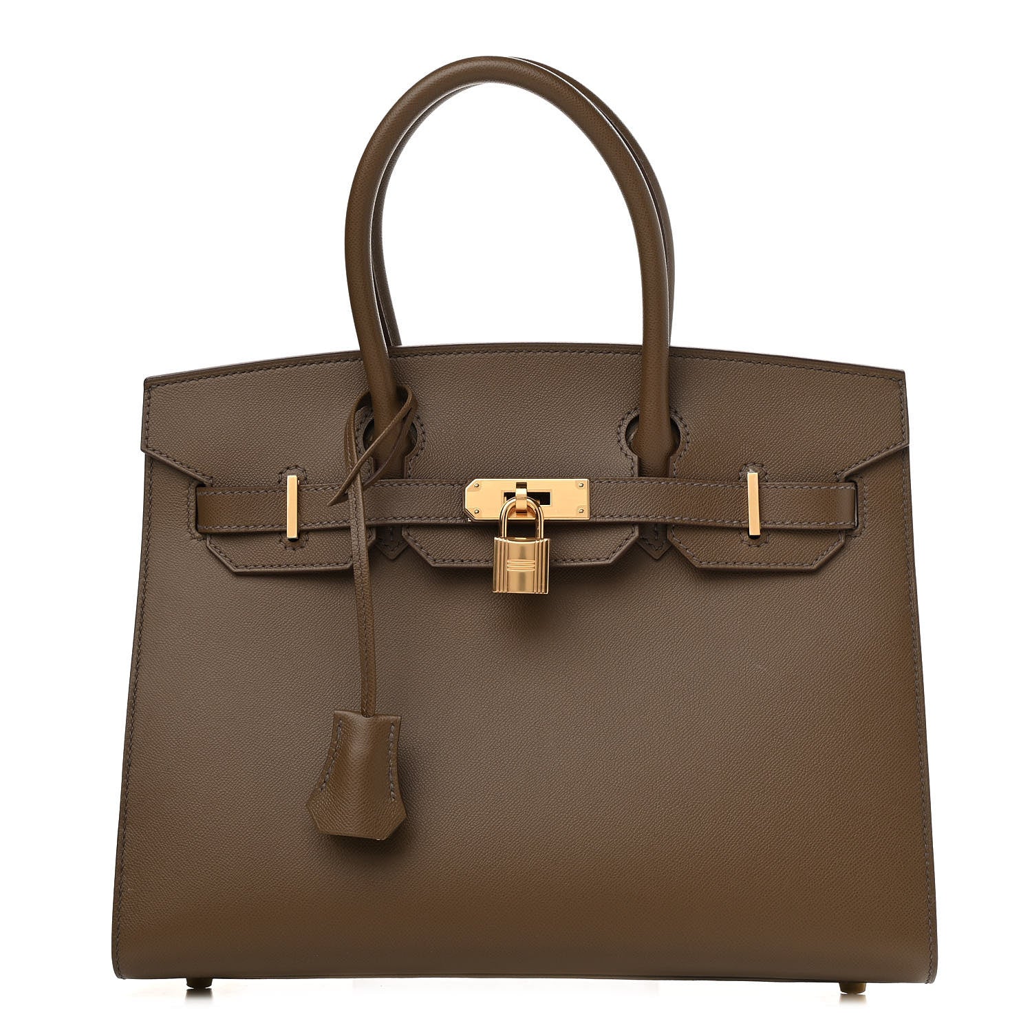 Hermes Madame Calfskin Birkin Sellier 30 Toundra 1 of 13