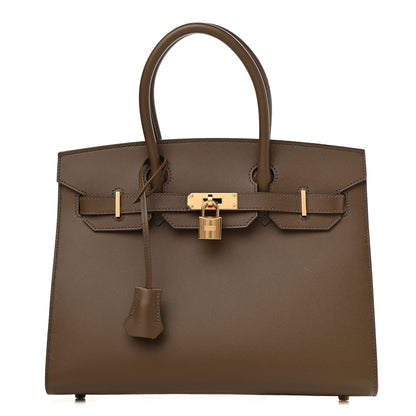 Hermes Madame Calfskin Birkin Sellier 30 Toundra 1 of 13