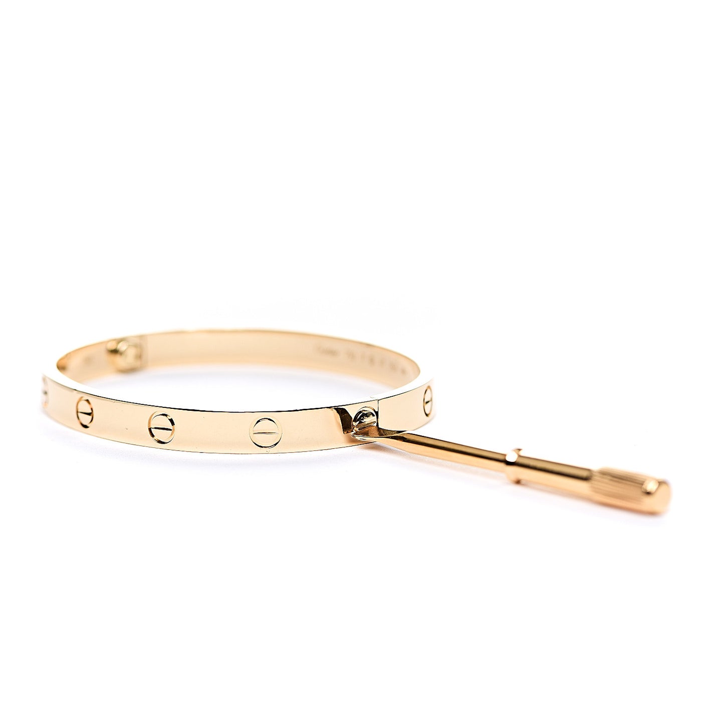 18K Yellow Gold LOVE Bracelet 17