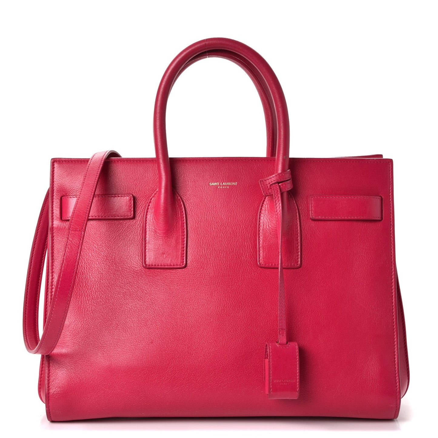 Calfskin Small Sac De Jour Lipstick Fuchsia