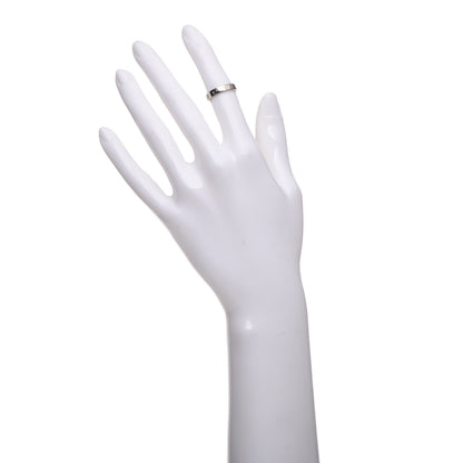 Cartier 18K White Gold 3.5mm LOVE Wedding Band Ring 47 4 2 of 6