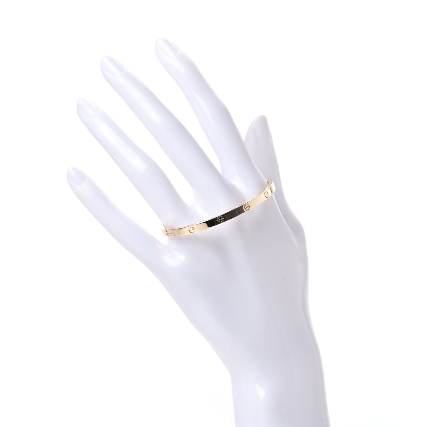 18K Yellow Gold Small LOVE Bracelet 16