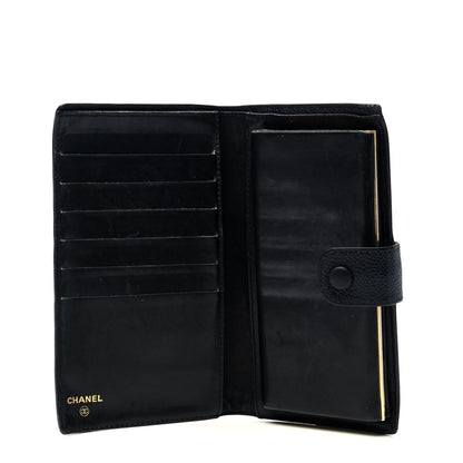 Chanel Caviar Timeless CC French Wallet Black 3 of 6